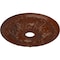 Ekena Millwork Granada Medallion (Canopies up to 7 1/8"), 23 3/8"OD x 3 5/8"ID x 2 1/2"P, Burnished Mahogany CM23GABMC - alternate 4